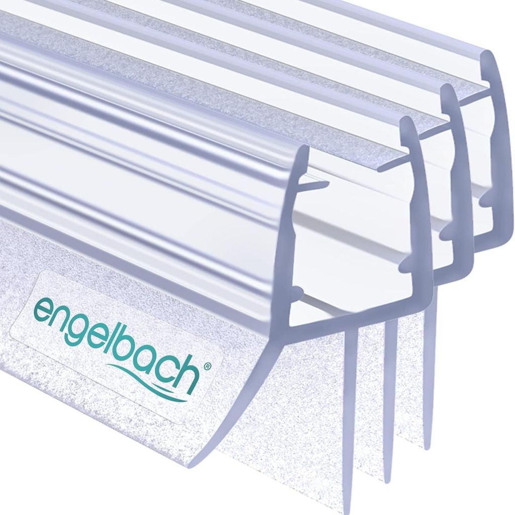 Engelbach Duschdichtung für 5-8mm Glastüren, 3x70cm, Duschtürdichtung, Wasserabweisende Ersatzdichtung