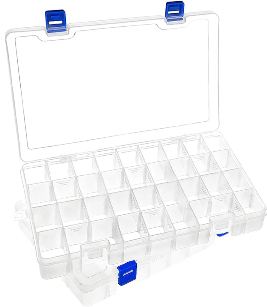 Boîte de tri modulable en plastique pour perles et loisirs créatifs
