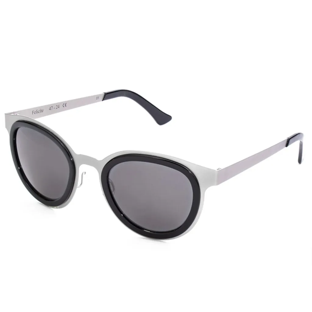 LGR FELICITE Lunettes de soleil ø 47 mm Gris Silver monture ultra légère