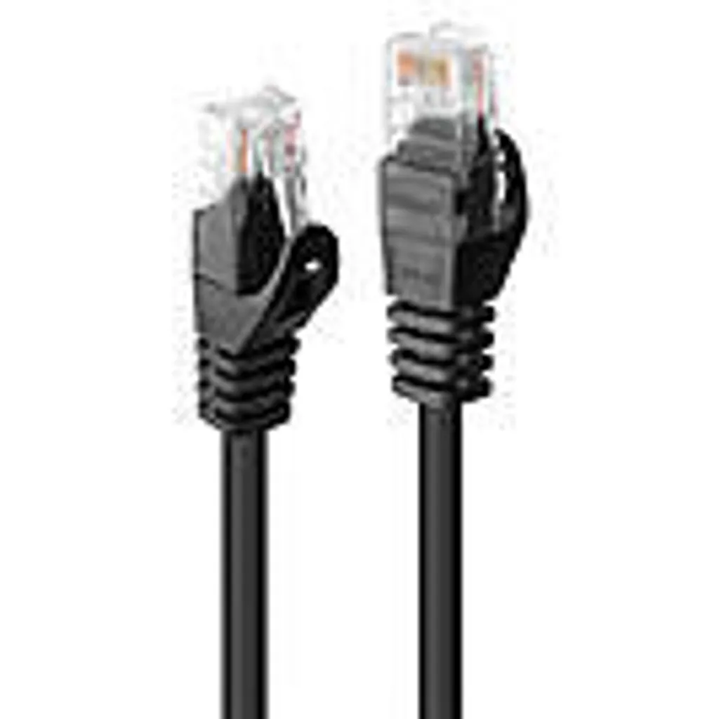 LINDY Patchkabel Cat6 U/UTP Basic schwarz 0,30m - 4