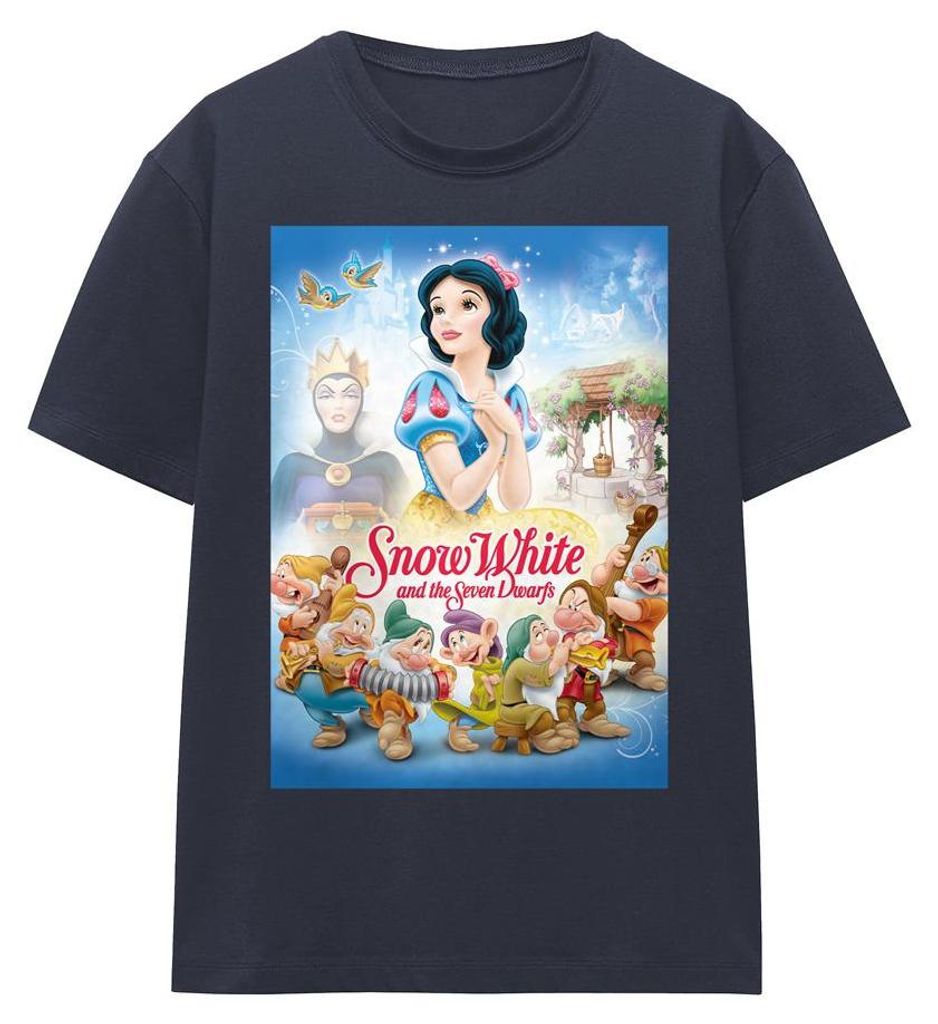 Snow White - T-Shirt für Damen TV34639 (S) (Marineblau)