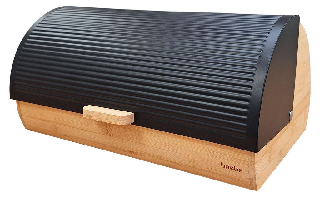 Briebe BB1162 Brotkasten für Brotaufbewahrung, Bambusholz, Produktbild 