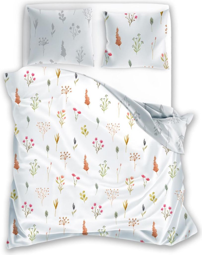 Bettwäsche 140x200 cm + 70x90 cm 100% Baumwollsatin Produktbild 