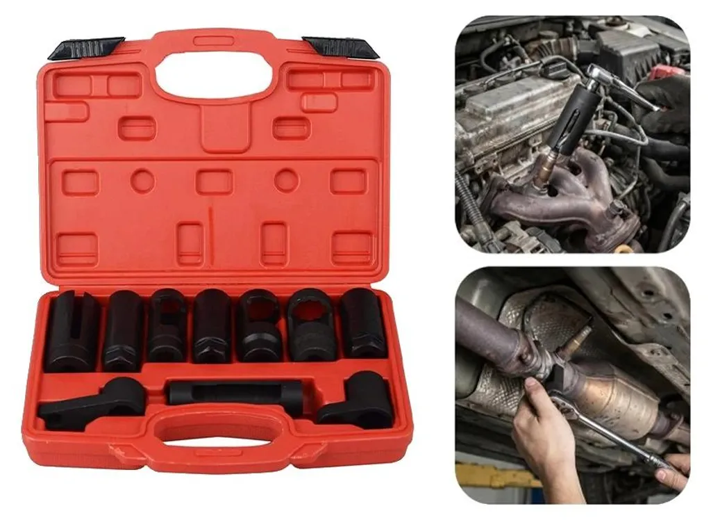 Coffret extracteur de sonde lambda et douilles pour capteur d'oxygène