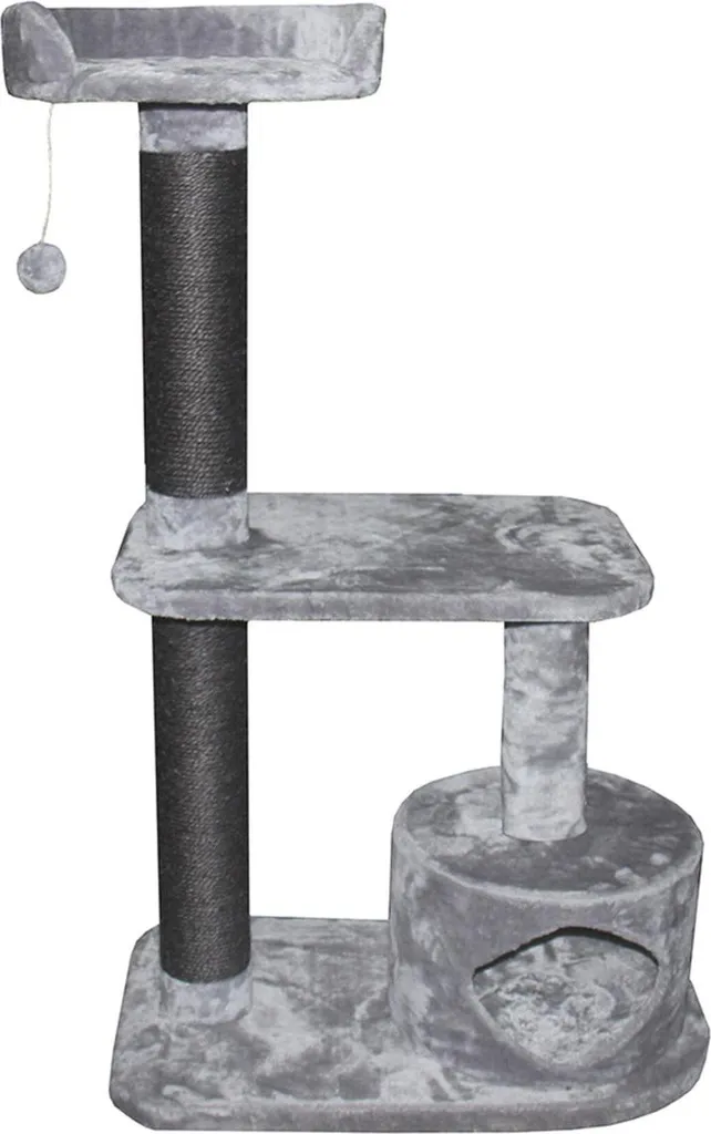 Arbre à chat design Adelaide gris avec sisal naturel Europet Bernina