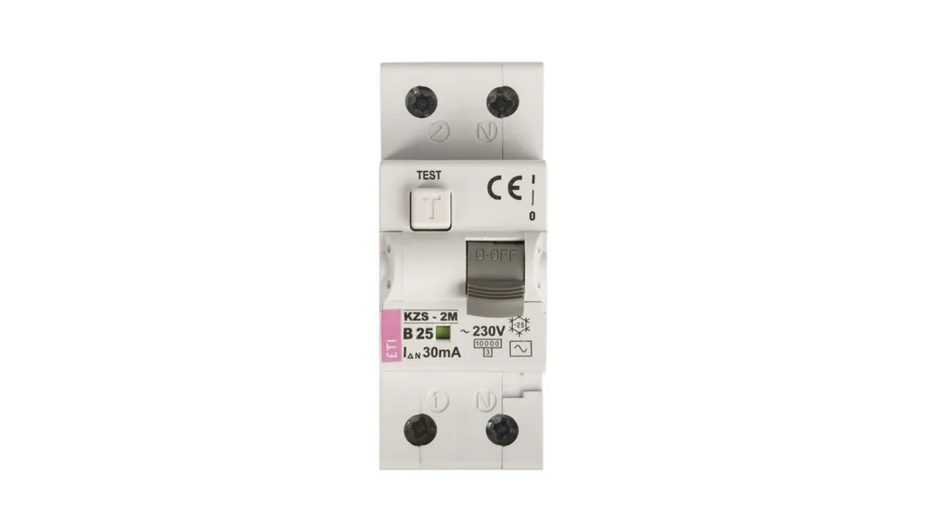 Disjoncteur différentiel monobloc B25 30mA KZS-2M AC pour Tableau Electrique