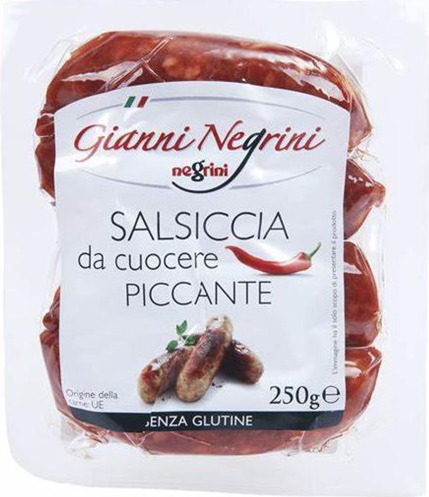 Salsiccia piccante Grillwurst mit Paprika 250g - Gianni Produktbild 