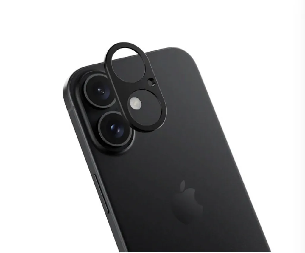 Protection Caméra iPhone 16 Plus en Aluminium Noir SwitchEasy Shield
