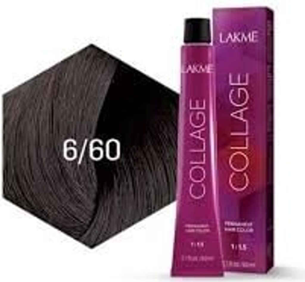 Lakme Collage Permanentní krémová barva na vlasy 6/60 Obrázek produktu 