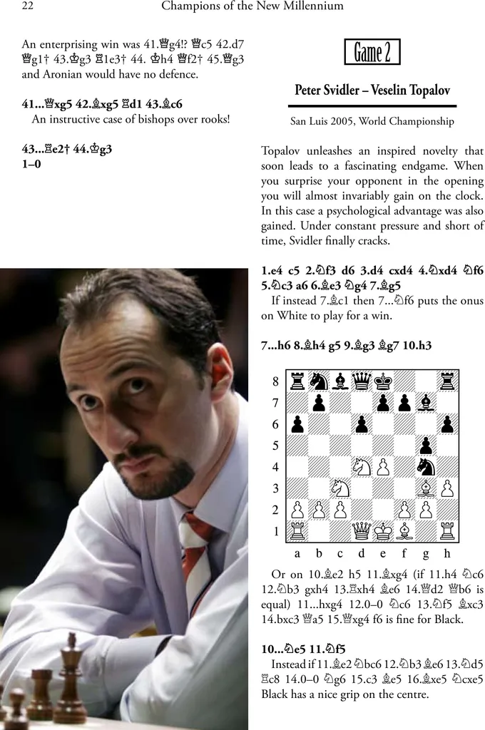 Progresser aux échecs avec Champions du nouveau millénaire Ftacnik - 11