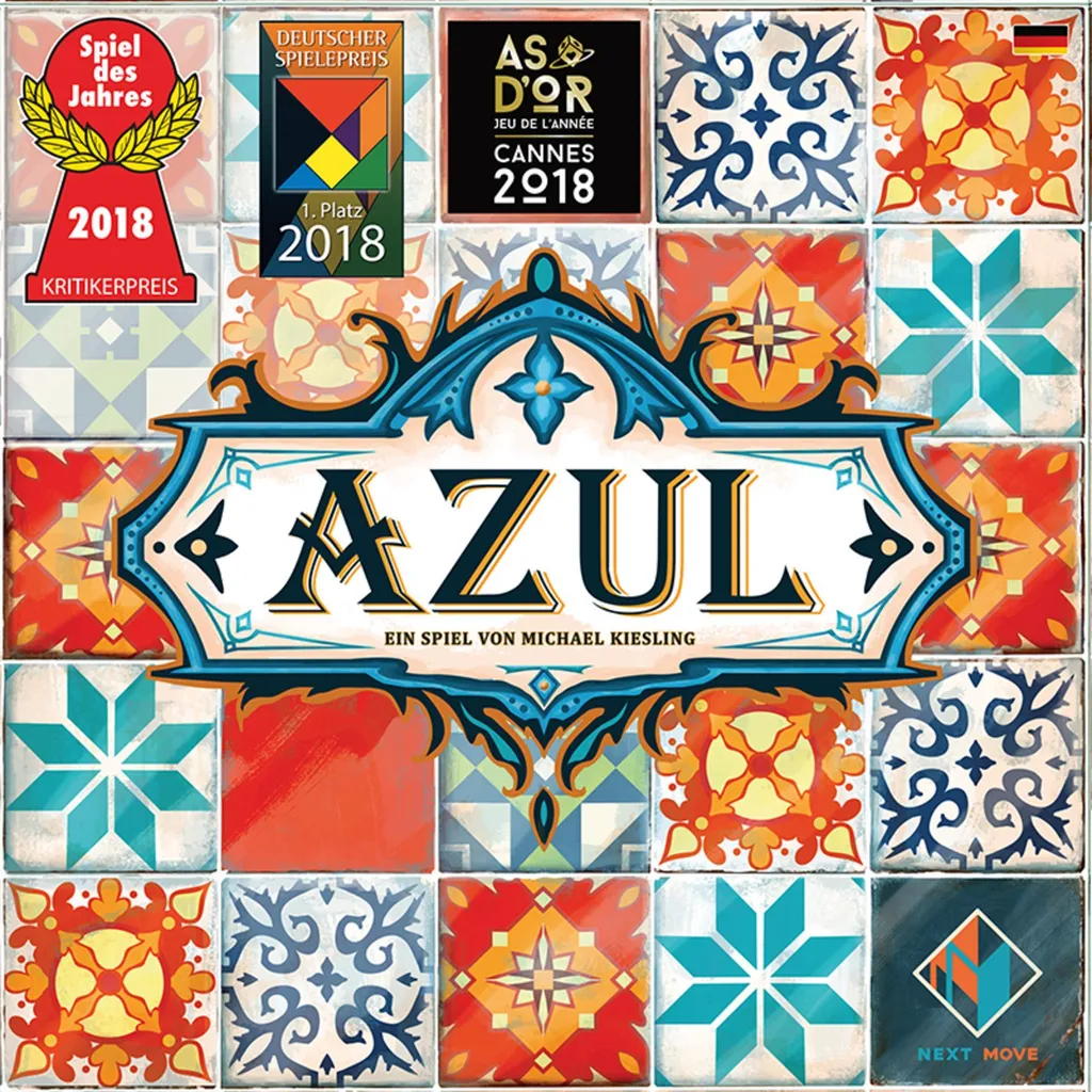 Asmodee Azul Jeu de Société Multicolore - Jeu de Stratégie Planches - 4