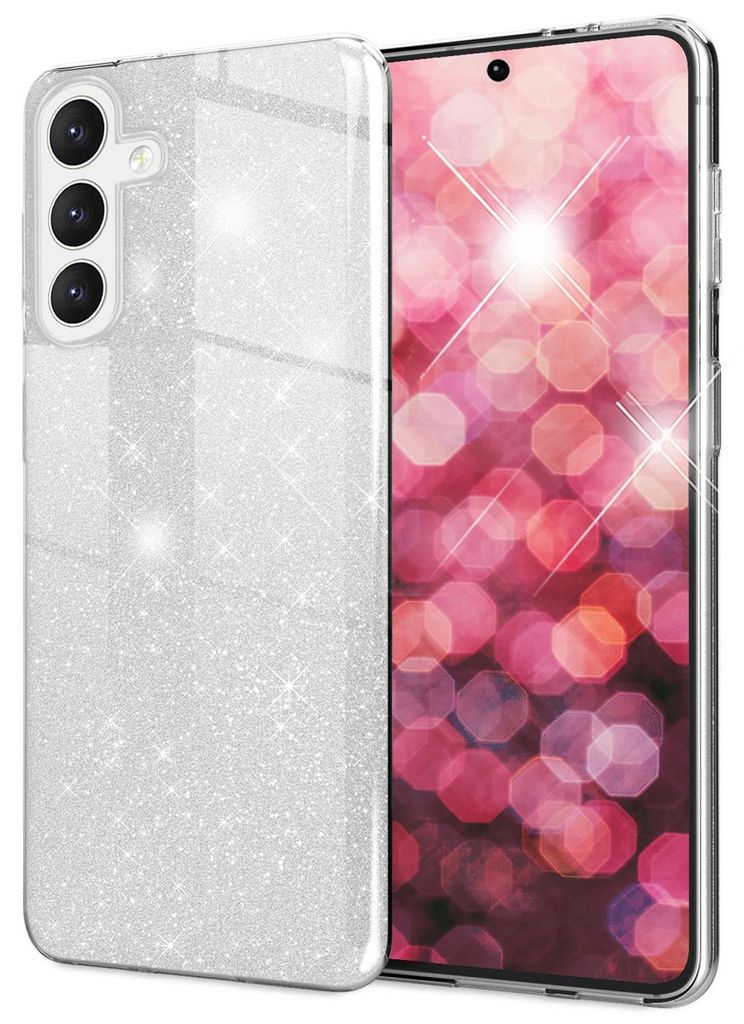 NALIA Custodia ibrida glitterata per Samsung Galaxy S24 Immagine del prodotto 