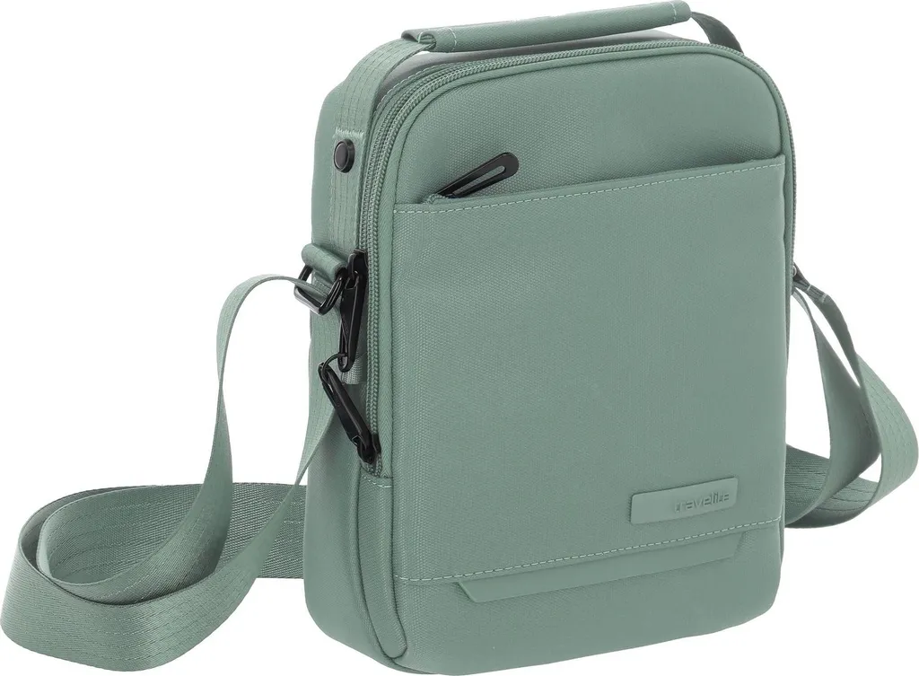 Travelite Workfloow Crossbody Bag Sage Menta - Nylon Riciclato 2L - 2