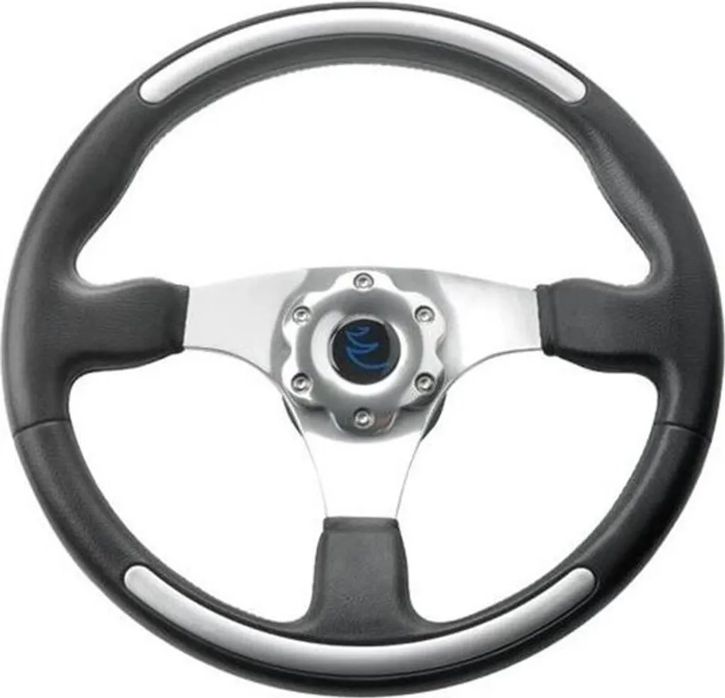 Volant de direction bateau VETUS noir 350mm modèle Cruiser robuste