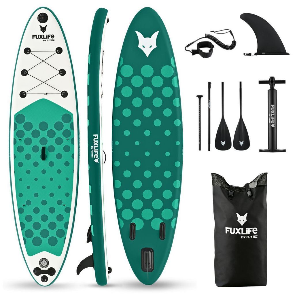 FUXLIFE by FUXTEC SUP Board FX-SUP320eco grün | Stand Up Produktbild 