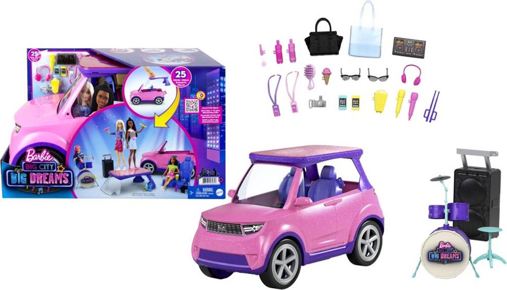 Barbie Dreamhouse Adventures Auto trasformabile Immagine del prodotto 