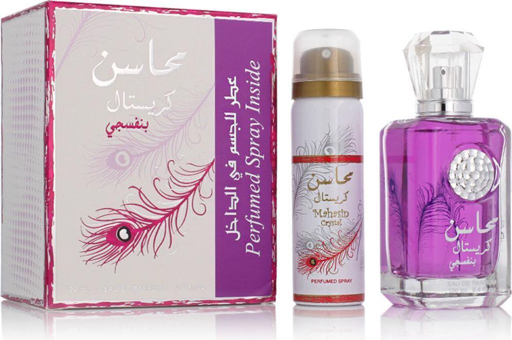 Lattafa Mahasin Crystal Violet EDP 100 ml + DEO ve spreji Obrázek produktu 