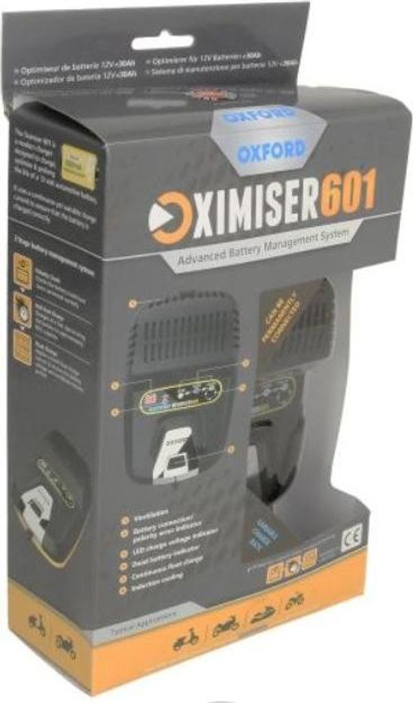 OXFORD Autobatterie Ladegerät Batterieladegerät 12V Motorrad EL601