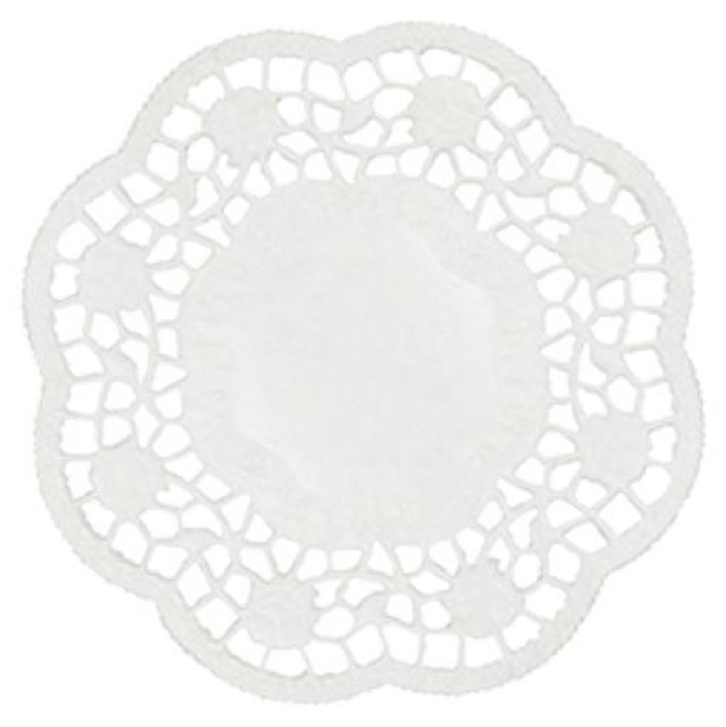 Papstar Teller und Tassendeckchen rund Papier 10 cm weiss 1000 Stück