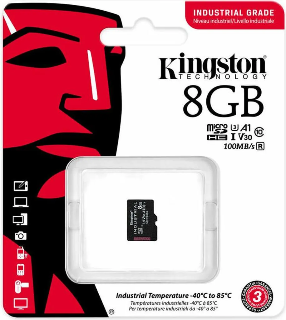 Carte Mémoire Micro SD Kingston SDCIT2/8GBSP avec Adaptateur SD