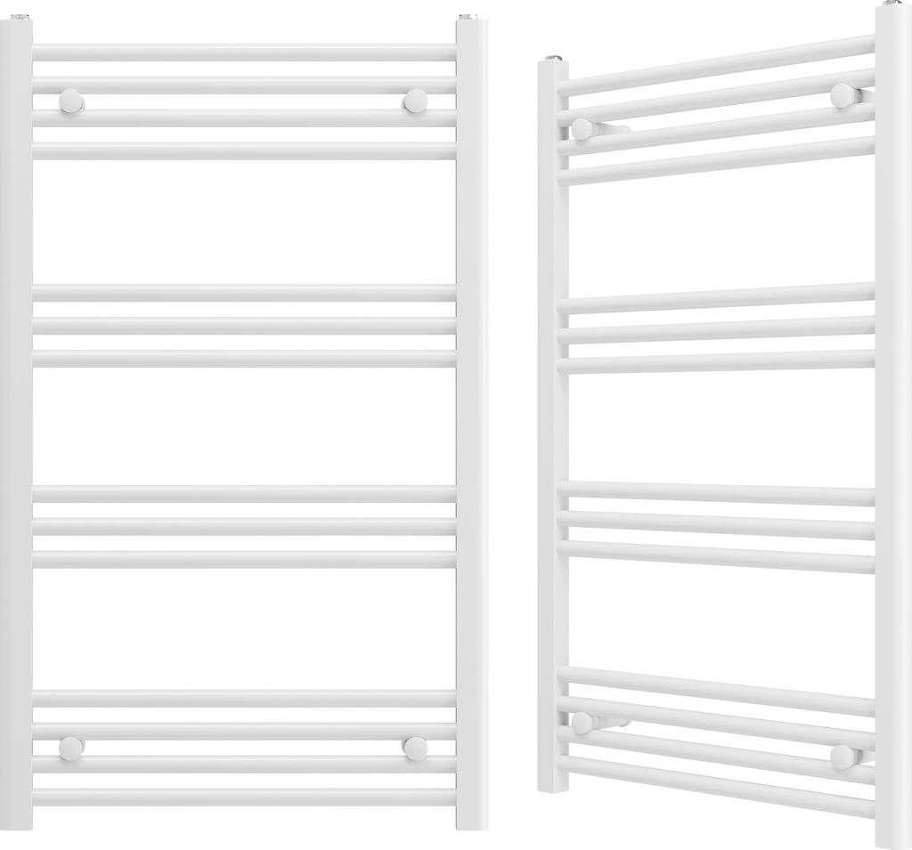 Granitan | Badezimmerheizkörper Breno - 60x100 cm - Weiß - Modernes Design - Handtuchwärmer