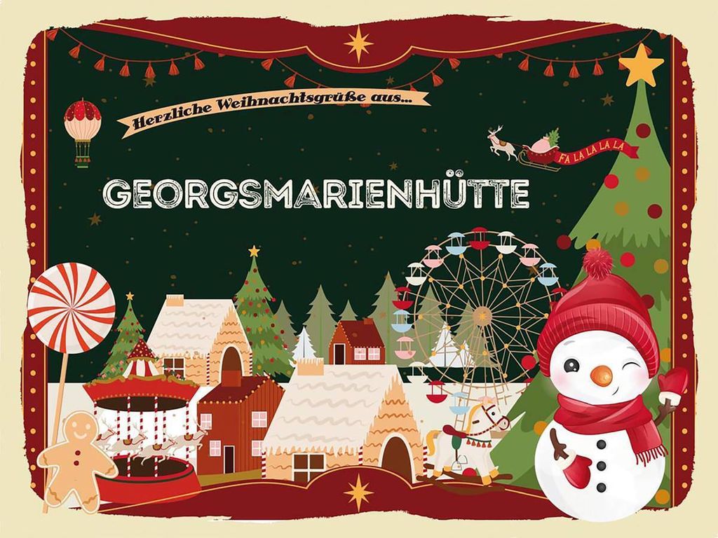 vianmo Holzschild 30x40 cm Weihnachtsgrüße aus Produktbild 