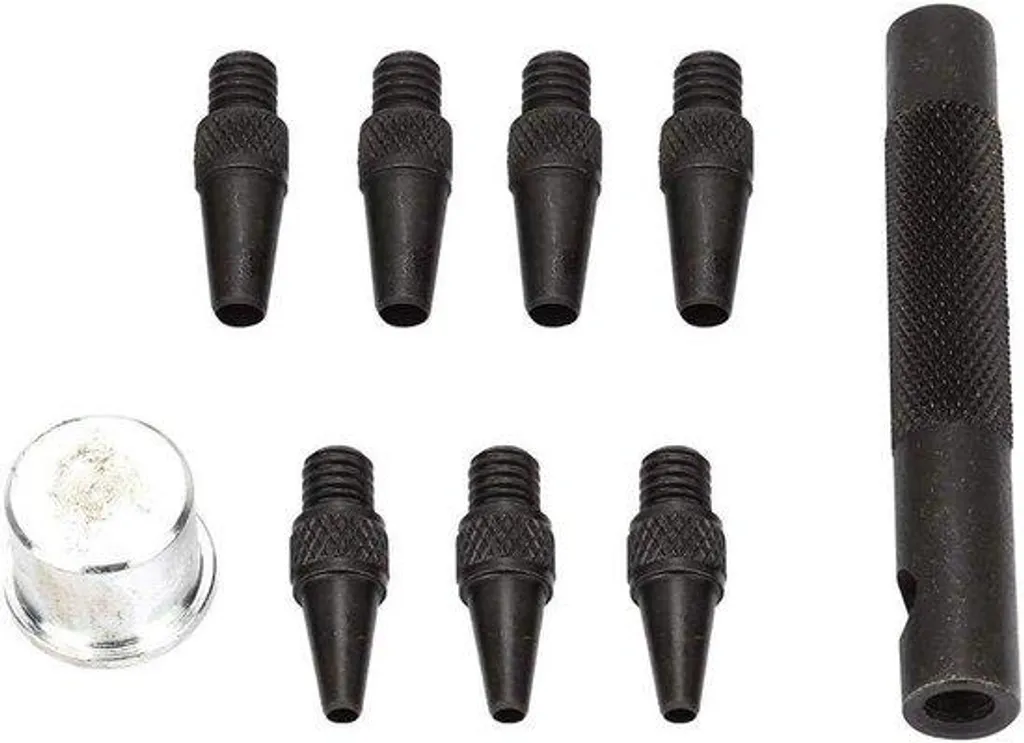 Jeu de 7 poinçons pour cuir et acier 2-5 mm - Kit outils de marquage