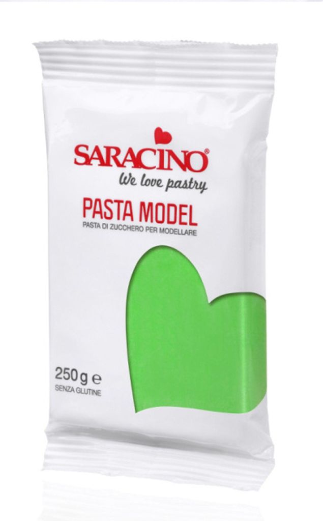 Pâte à modeler verte claire, 250 g, marque Saracino Image du produit 