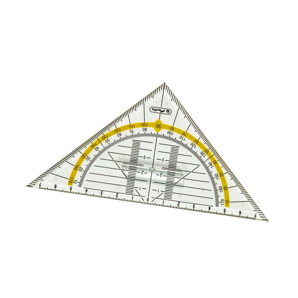 herlitz 10412310 Geometrische driehoek, schuine zijde: 160 Productafbeelding 