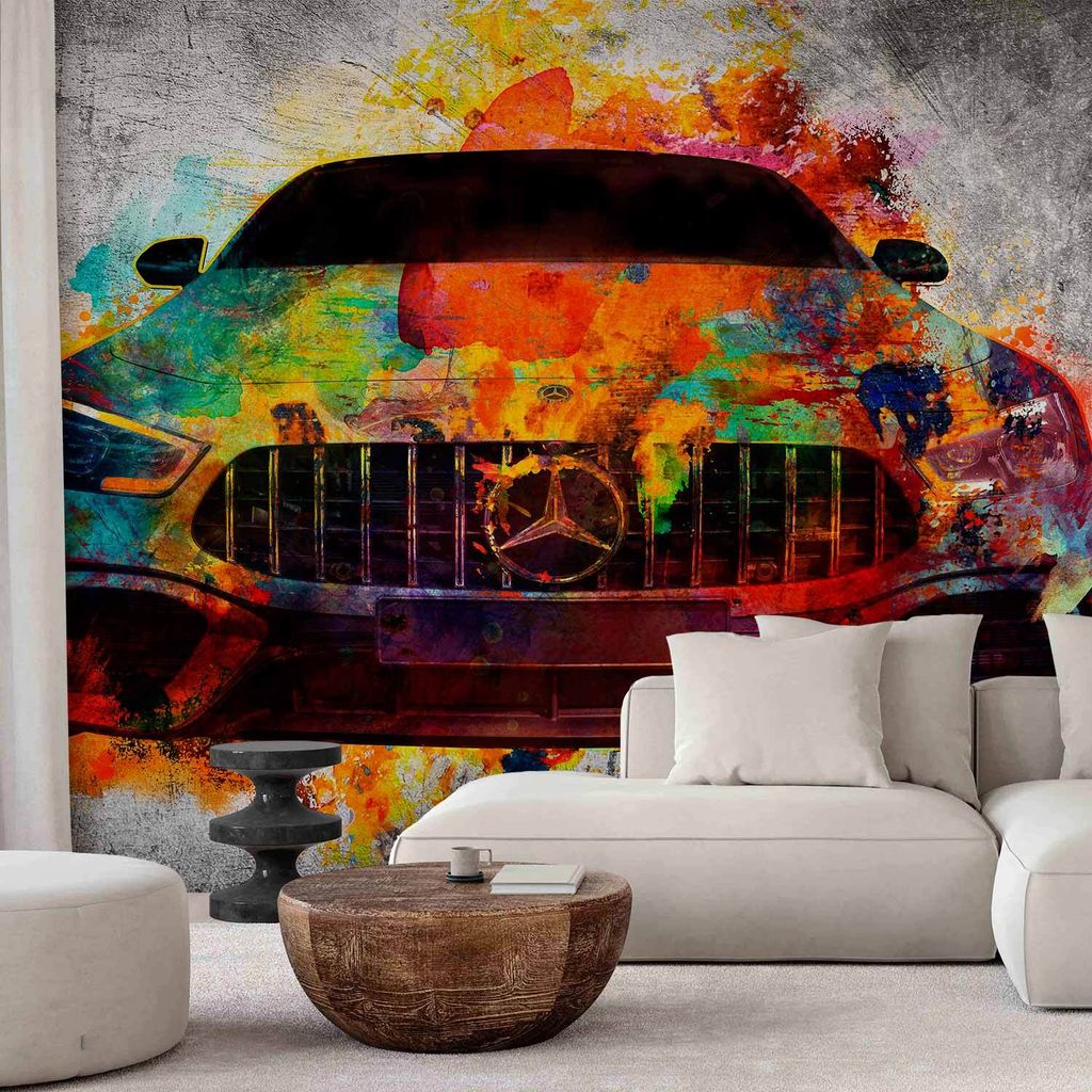Selbstklebende Folie Fototapete - Great Car 196x140 cm Streetart i-A-10005-a-a