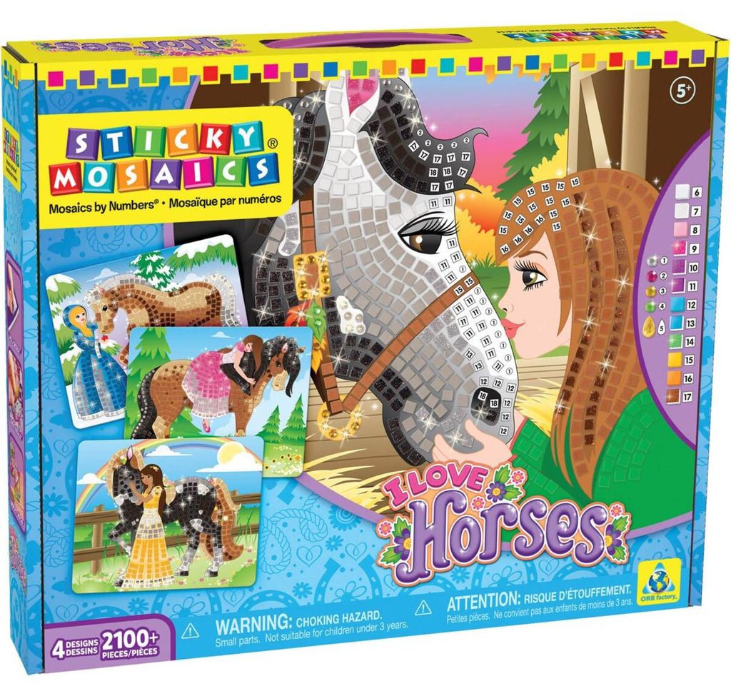 Sticky Mosaics I Love Horses Produktbild 