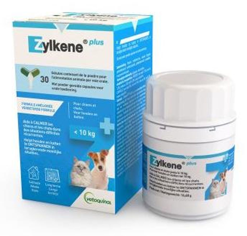 Zylkene Plus 75 mg für Katzen und kleine Hunde (1-10 kg) - Produktbild 