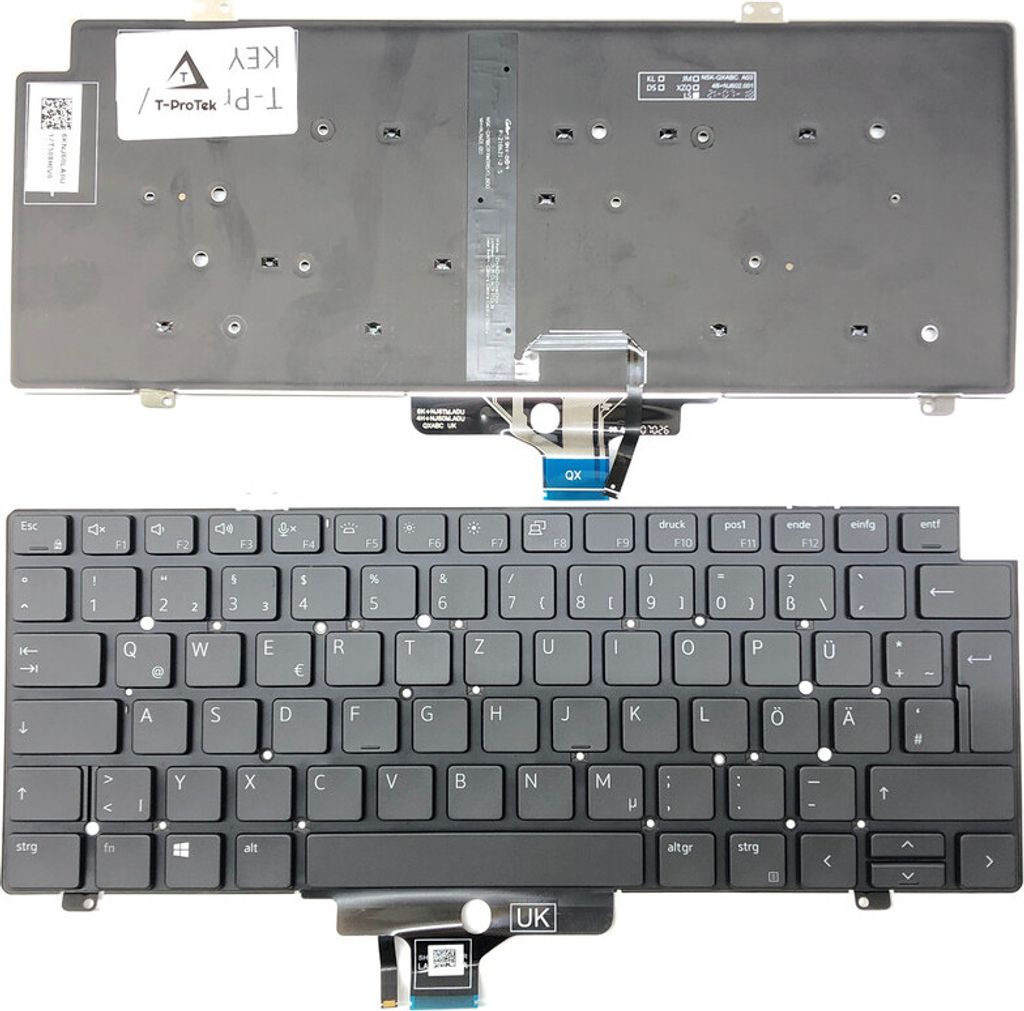 DEUTSCHE - Schwarz Tastatur Keyboard kompatibel für Dell E3340