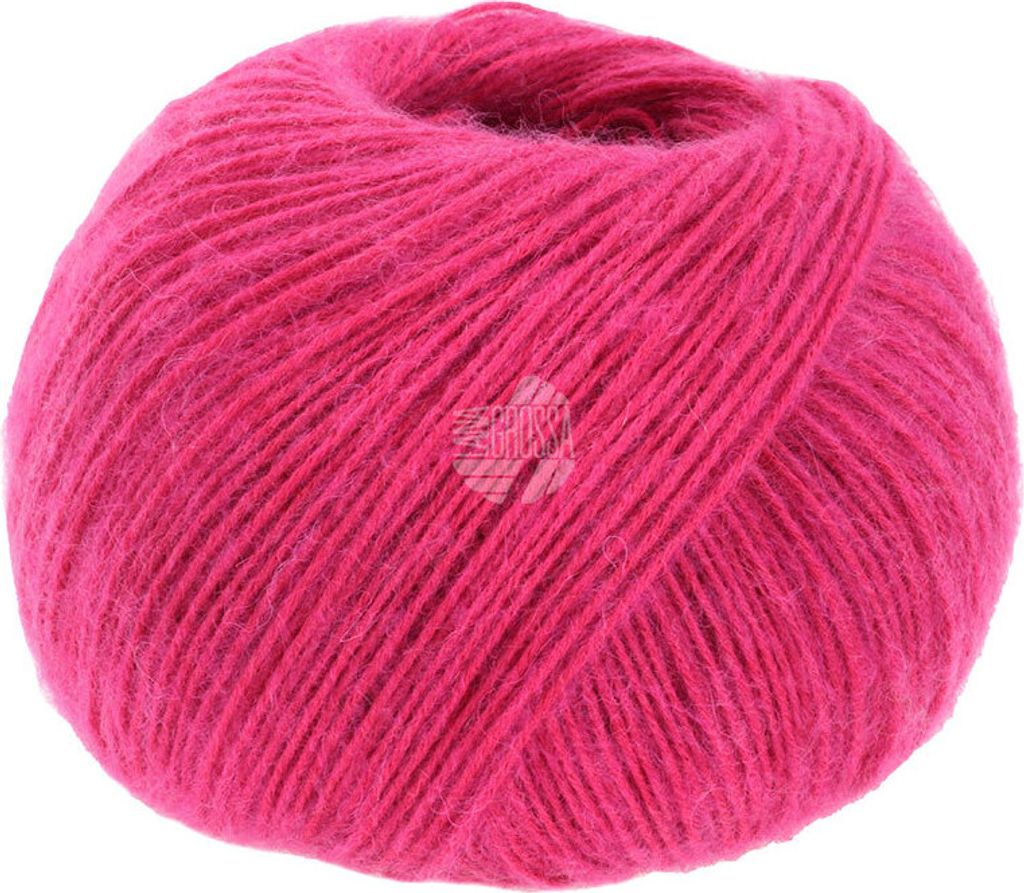 A ball of pink yarn.