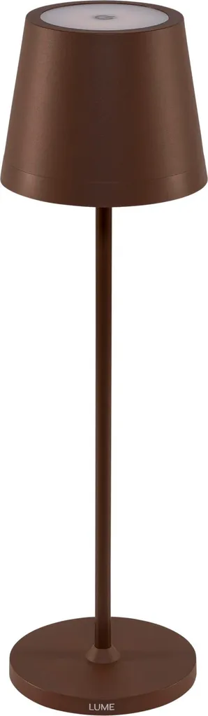 Century LUME Plus Corten: L'Icona delle Lampade da Tavolo Senza Fili