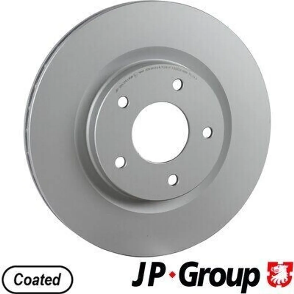 Jeu de disques de frein avant ventilés 294mm JP GROUP pour PEUGEOT 4008