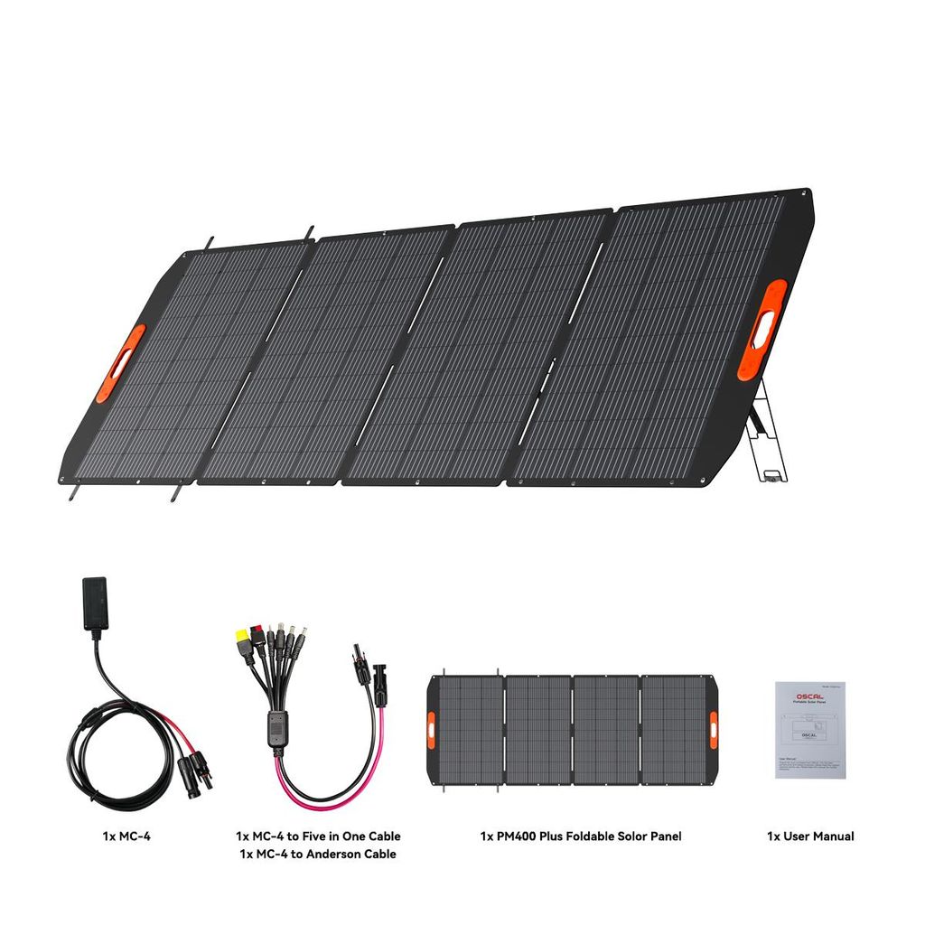 OSCAL PowerMax 400 Pro (PM400 Pro) 400W Faltbares Produktbild 
