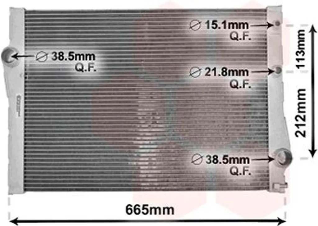 Évitez la surchauffe avec le radiateur VAN WEZEL pour BMW X5 et X6