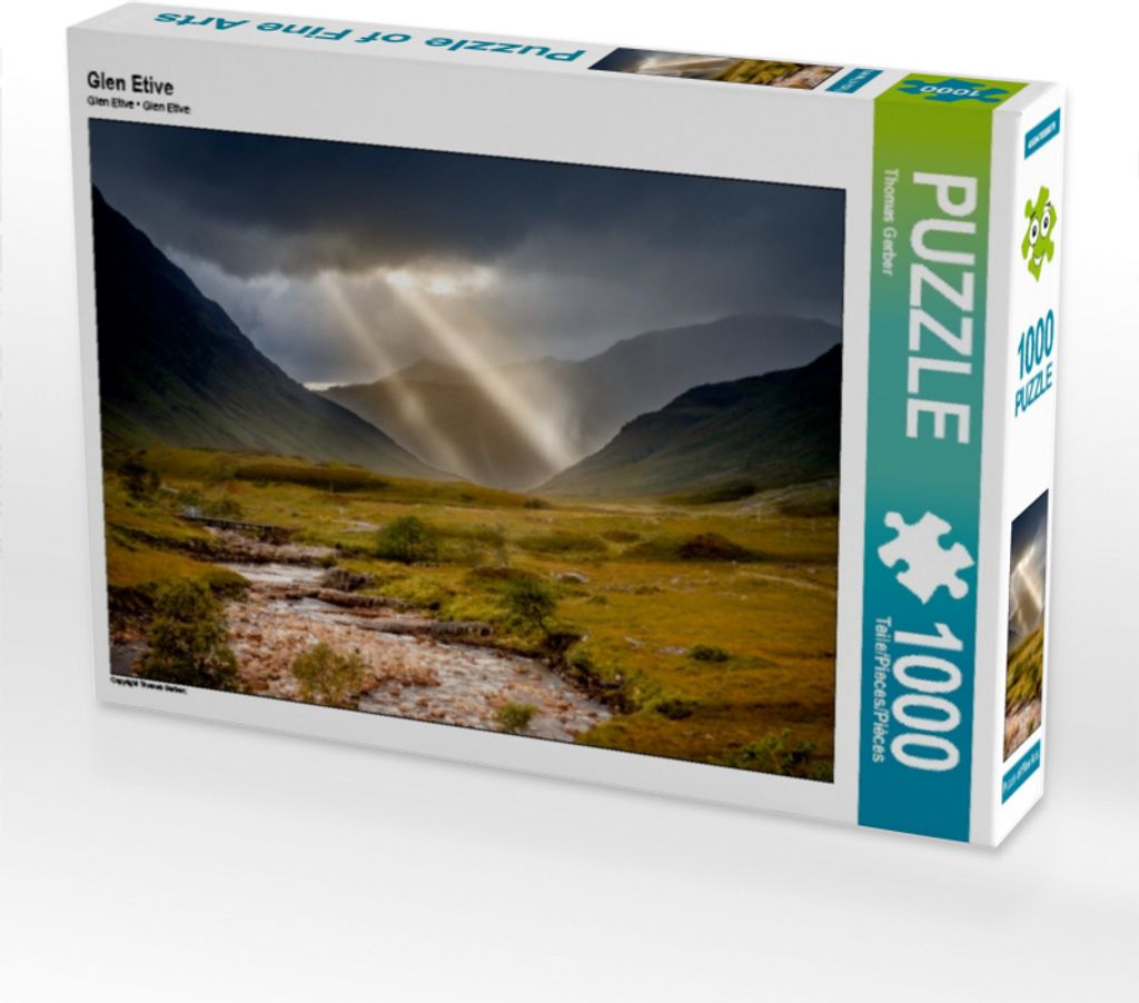Calvendo Glen Etive 1000 Teile Puzzle quer 640x480mm, Gerber Thomas; 7420452