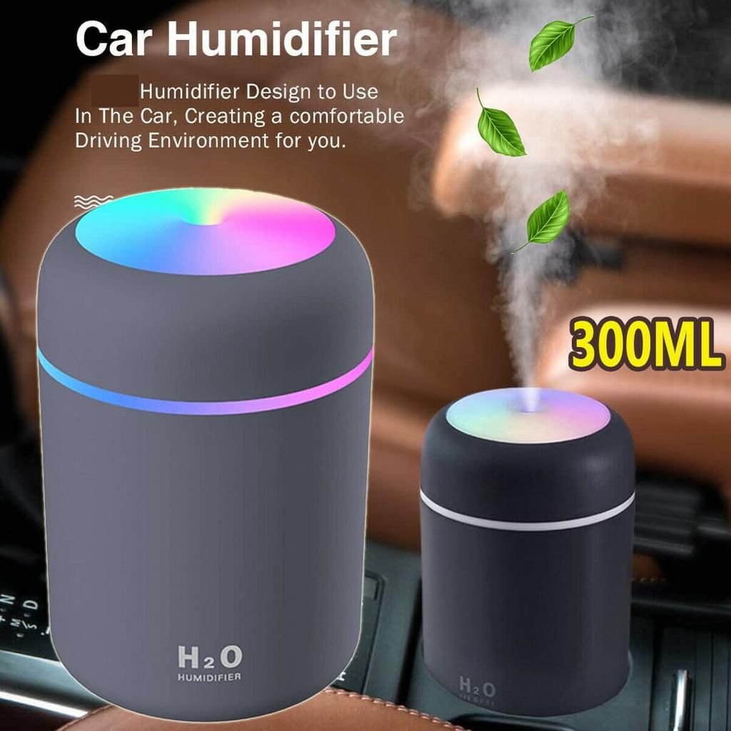 Ultraschall Luftbefeuchter LED Duftöl Aroma Diffusor Diffusifier USB Charge 