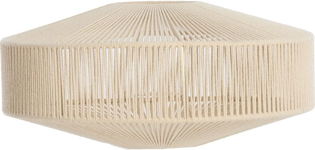 Lampenschirm - Ø 43 cm - Creme - Baumwolle - Eisen Produktbild 