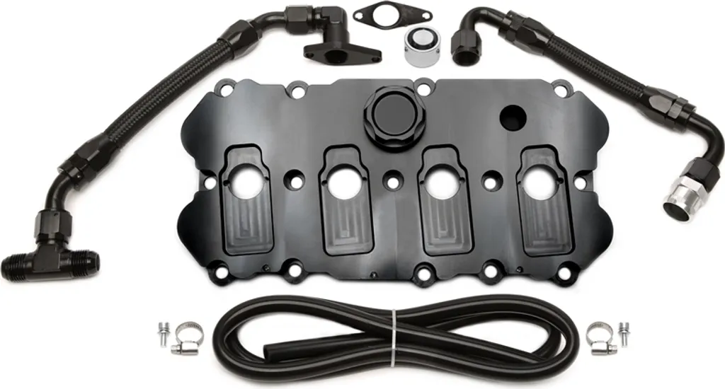 Couvercle de Soupape MQB EA113 avec Kit KGE pour Audi VW 2.0 TFSI Noir