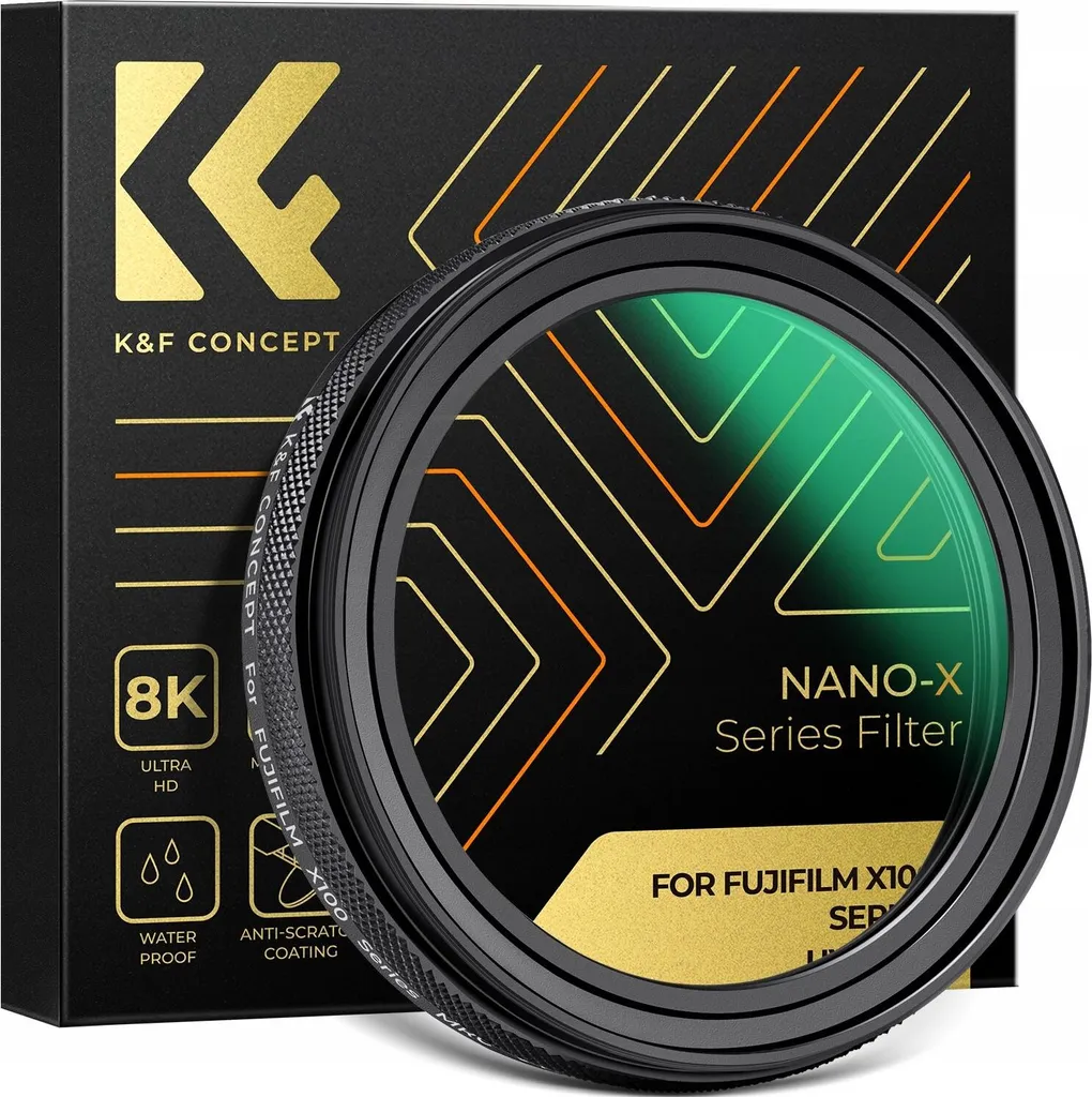 Filtro UV K&F Nano-X Silver per Fujifilm X100V X100VI | Stile e Protezione
