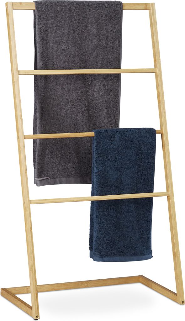 Bambusový stojan na uteráky, RD8870, 110cm Obrázok produktu 