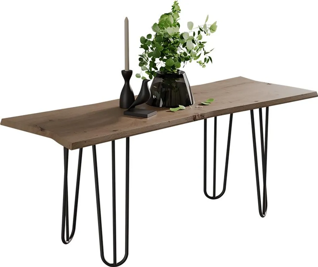 Table basse robuste Vicco Yan Artisan 100x35.5cm : stable et facile à monter - 5