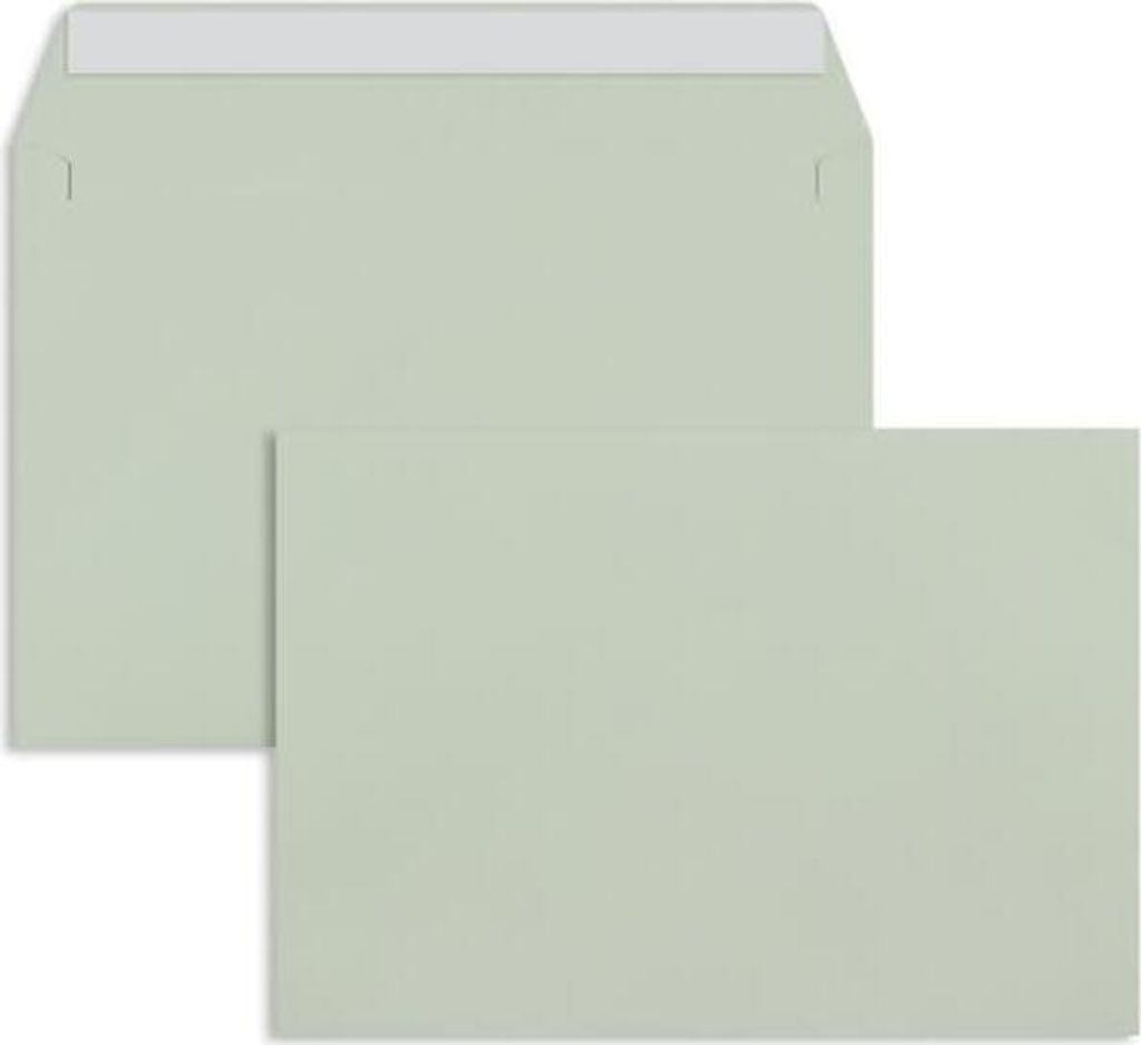 Briefumschläge C5 120g/qm haftklebend VE=100 Stück grau
