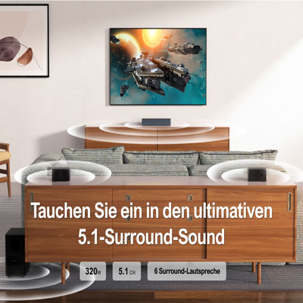 ULTIMEA Poseidon D50 5.1 Surround Soundbar, Kaufland.de