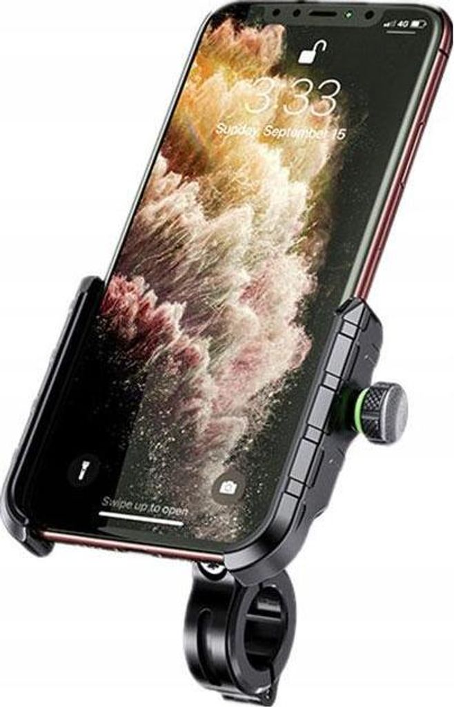 Montage Sur Guidon Ou Rétroviseur Moto Support De Téléphone Image du produit 