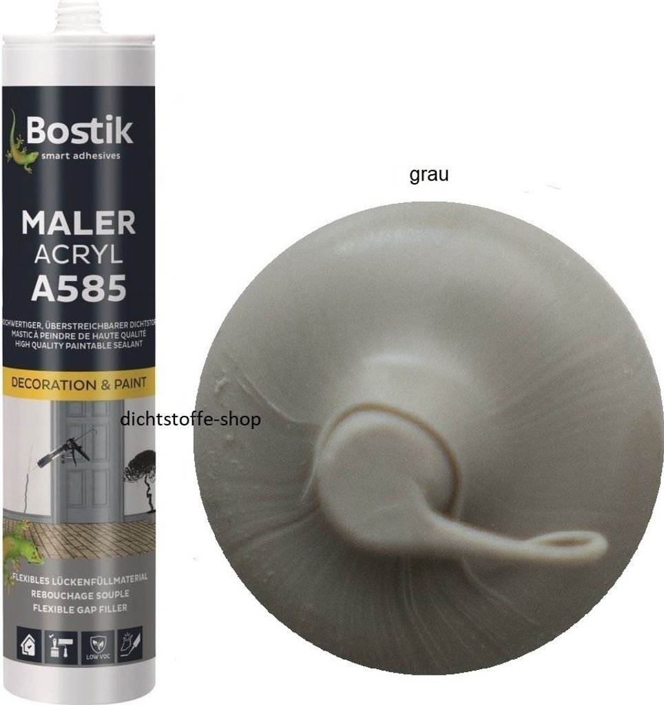 Bostik A585 Maler Acryl 300ml Kartusche 1K Fugen Acryl Produktbild 