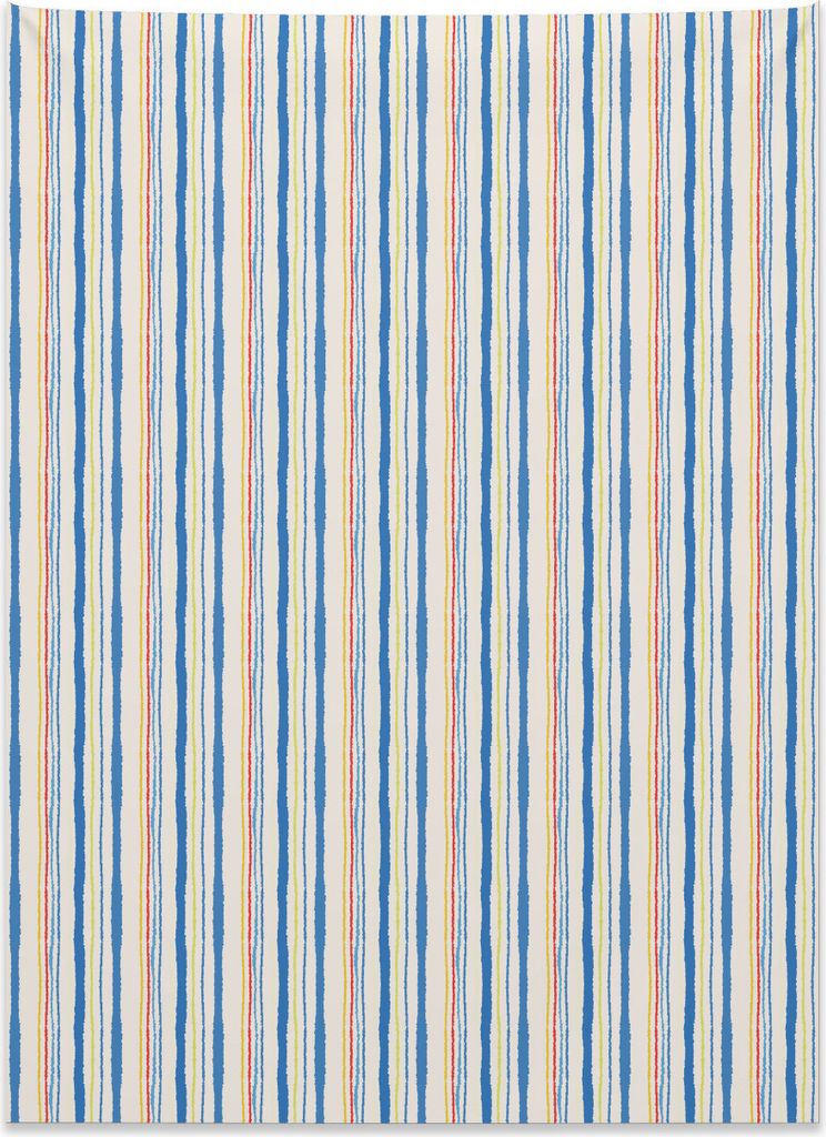 Abakuhaus Abstrakt Wandteppich, Vertikale Linien Streifen aus Weiches Mikrofaser Stoff Kein Verblassen Klare Farben Waschbar, 110 x 150 cm, Mehrfarbig